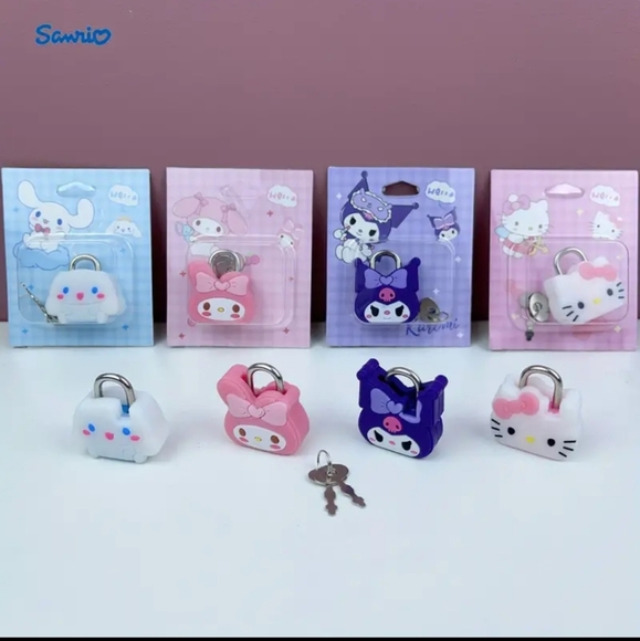 1 Sanrio Lock with Keys - Picture 4 of 13